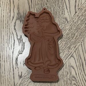Longaberger Kris Kringle Santa Terracotta Mold Limited edition 1991